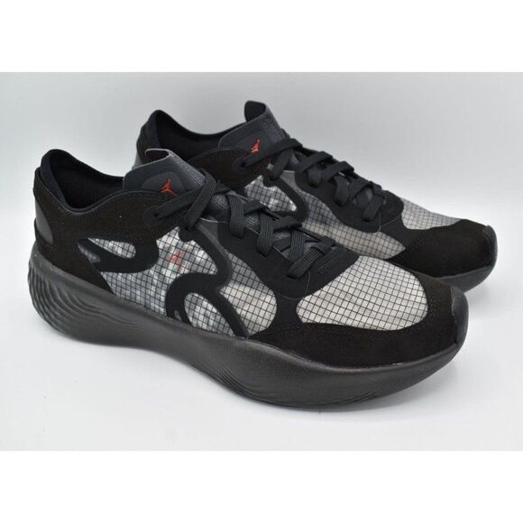 Nike Mens Size 10 Jordan Delta 3 Low Black Anthracite Chile Red Jumpman Sneakers